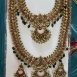 White Beads Lakshmi Set